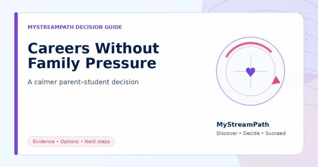 How Parents Can Discuss Careers Without Pressure — MyStreamPath decision guide for Indian students and parents